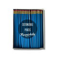 Bright Blue Pencils