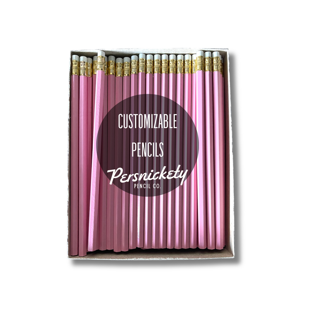 Pastel Pink Pencil / White Eraser